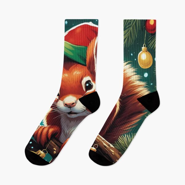 Item preview, Red Squirrel as a Christmas Elf designed and sold by Colin Bentham.