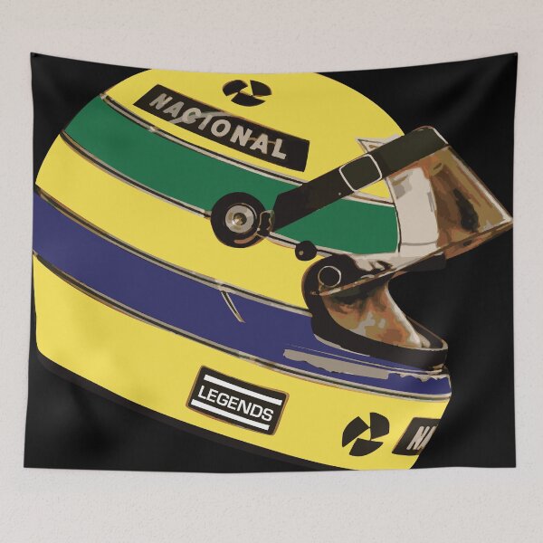 Item preview, Ayrton senna helmet 1991 designed and sold by Wolagno.