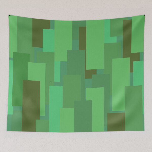 Item preview, Green Geometric Harmony Abstract Green Pattern Layered Green Shapes Minimalist Green Composition designed and sold by TolgaSal.
