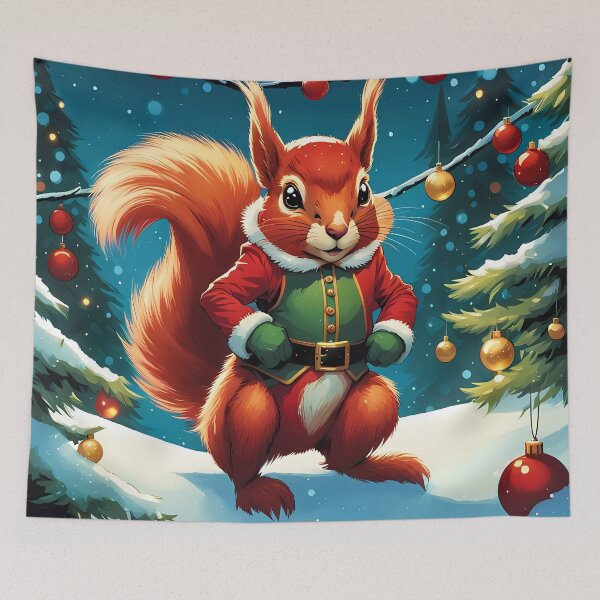 Item preview, Red Squirrel as a Christmas Elf designed and sold by Colin Bentham.