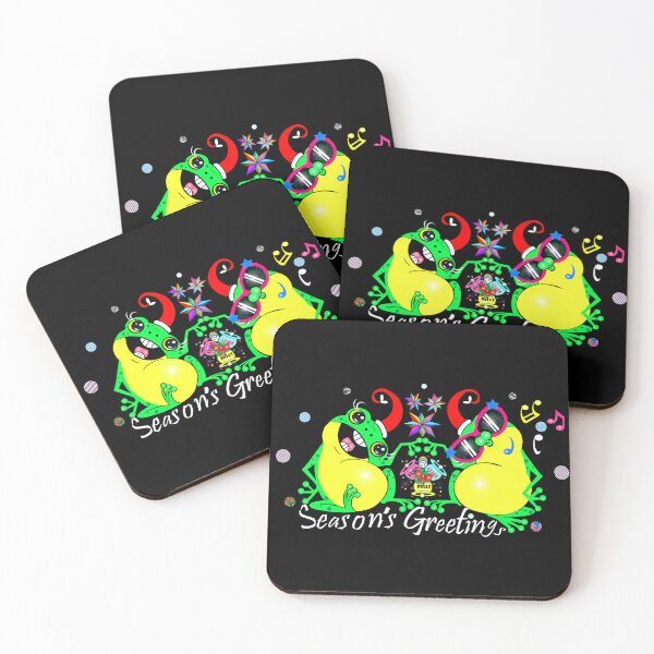 Item preview, Happy Christmas frogs  designed and sold by Shirley cute art .