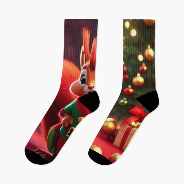 Item preview, Red Squirrel as a Christmas Elf designed and sold by Colin Bentham.