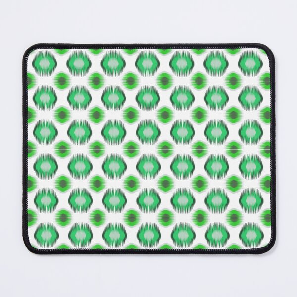 Item preview, Emerald Green Ikat Hexagon Pattern designed and sold by ANGOON7455.