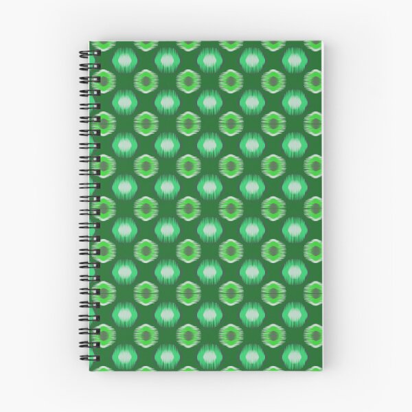 Item preview, Emerald Green Ikat Hexagon Pattern designed and sold by ANGOON7455.