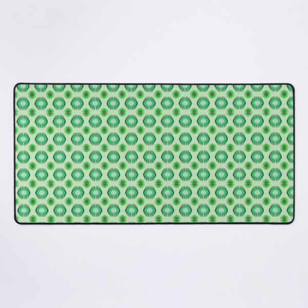 Item preview, Emerald Green Ikat Hexagon Pattern designed and sold by ANGOON7455.
