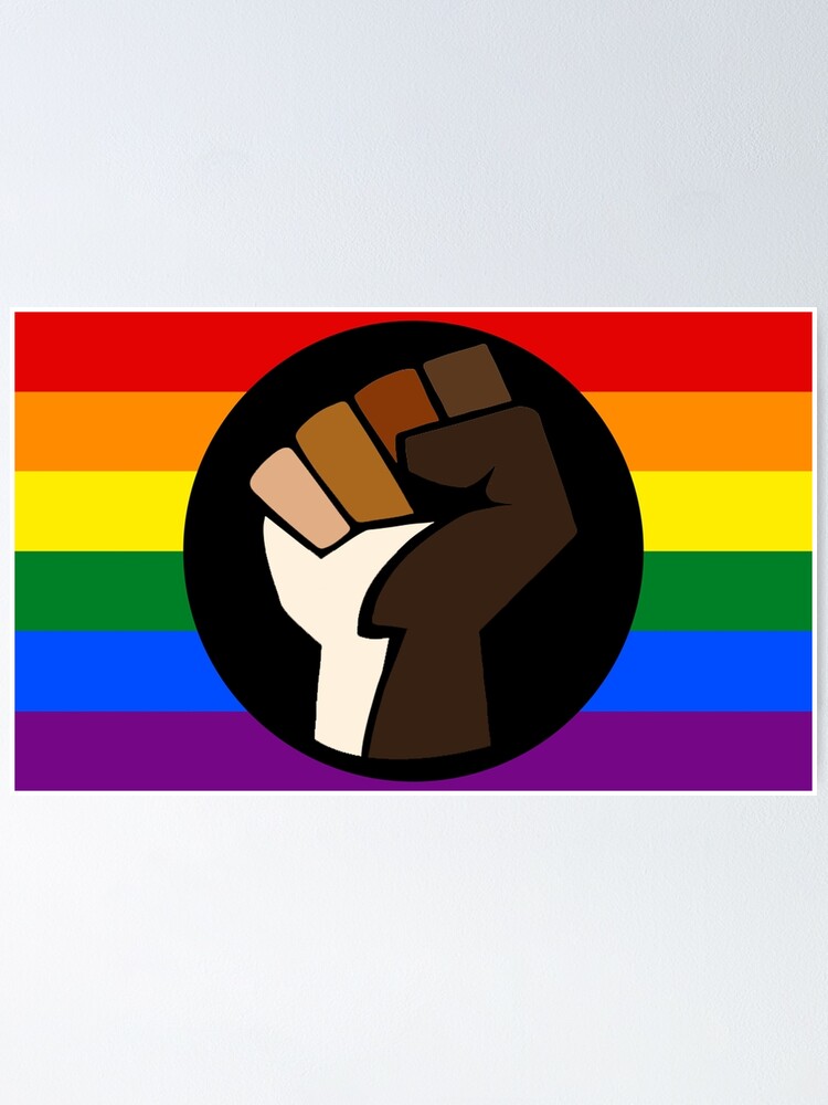 Alternate view of Intersectional Pride Flag Poster