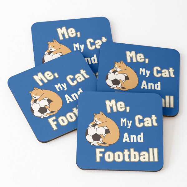 Item preview, Me, My Cat and Football designed and sold by iphie-josanto.