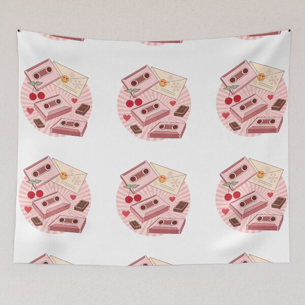Item preview, Casette tape - Retro - skeleton valentine retro design designed and sold by Dominika Farkašová.