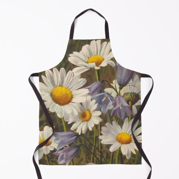 Item preview, Vintage Botanical Postcards: Chrysanthemum Leucanthemum and Campanula (Oxeye-daisy and Blue-bell) designed and sold by sleepyhenry.