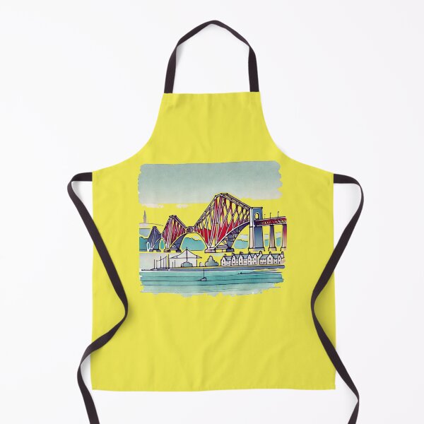 Item preview, The Forth Bridge Scotland Minimalist Watercolor Sticker,   designed and sold by PaintMeWorld.
