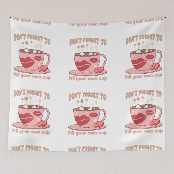 Item preview, Dont forget to fill your own cup - Retro - skeleton valentine retro design designed and sold by Dominika Farkašová.