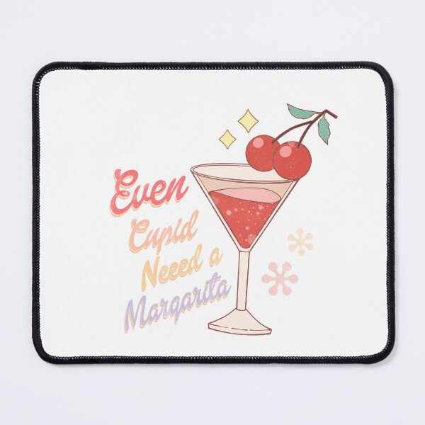 Item preview, Even Cupid needs a margarita - Retro - skeleton valentine retro design designed and sold by Dominika Farkašová.
