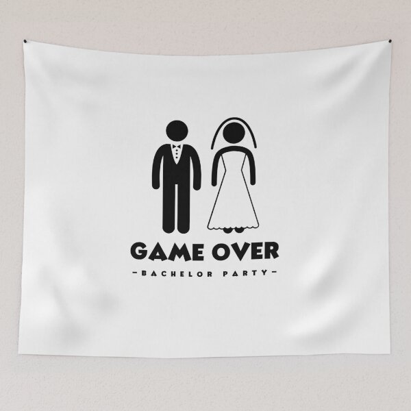 Item preview, Bachelor Party Game Over designed and sold by aipolohu.