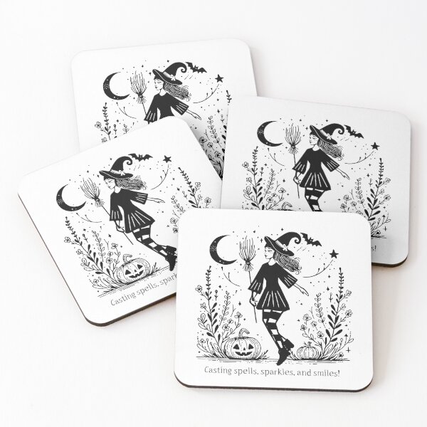 Item preview, Casting spells, sparkles, and smiles! designed and sold by witchlingart.