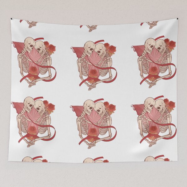 Item preview, Everlasting Love skeleton retro - Retro - skeleton valentine retro design designed and sold by Dominika Farkašová.