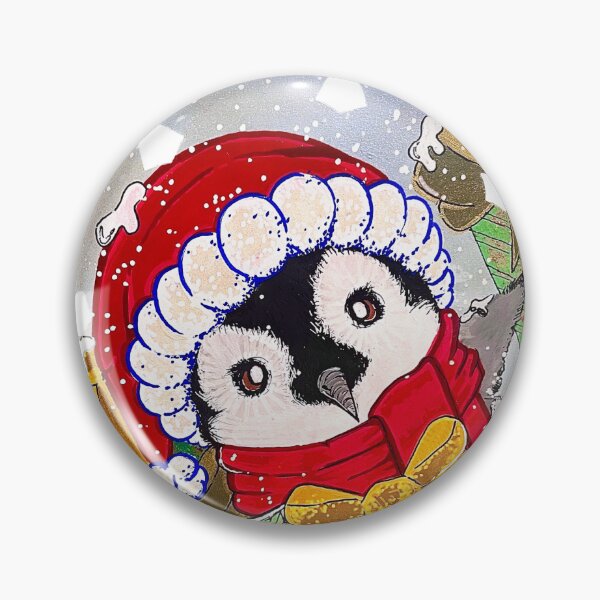Item preview, “Holiday Hat & Presents Penguin”    designed and sold by Komorebji.