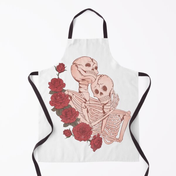 Item preview, Flower Skeleton Love - Retro - skeleton valentine retro design designed and sold by Dominika Farkašová.
