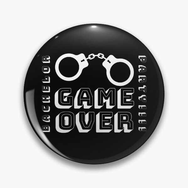 Item preview, Bachelor Party Game Over Handcuffs designed and sold by aipolohu.