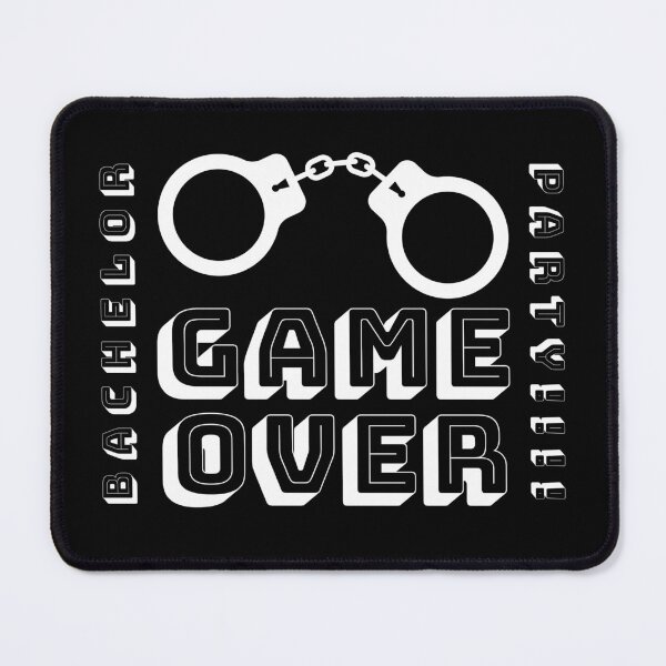Item preview, Bachelor Party Game Over Handcuffs designed and sold by aipolohu.