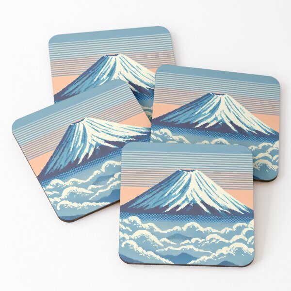 Item preview, Mount Fuji low colour palette  designed and sold by GingaDesigns.