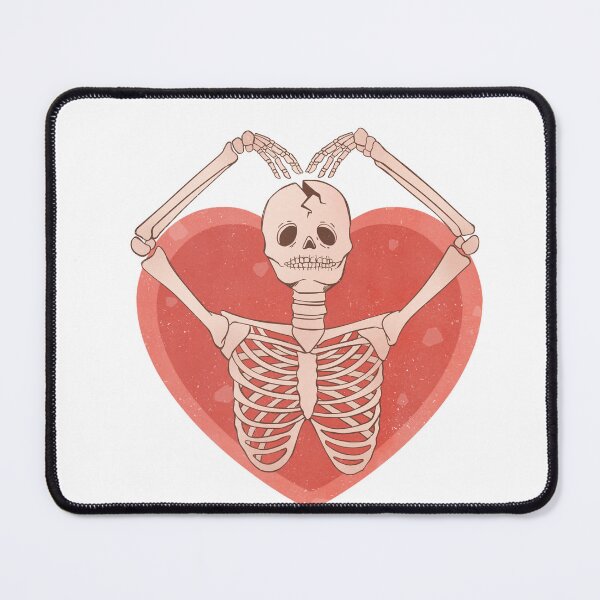 Item preview, Skeleton-Heart-Valentine - Retro - skeleton valentine retro design designed and sold by Dominika Farkašová.