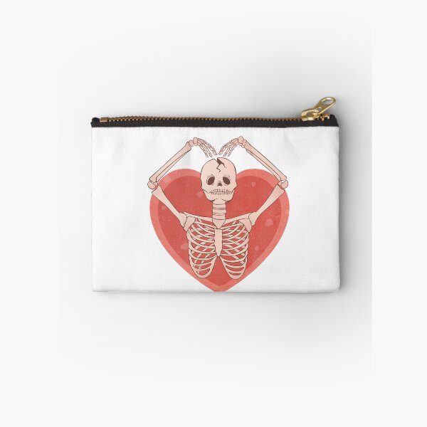 Item preview, Skeleton-Heart-Valentine - Retro - skeleton valentine retro design designed and sold by Dominika Farkašová.