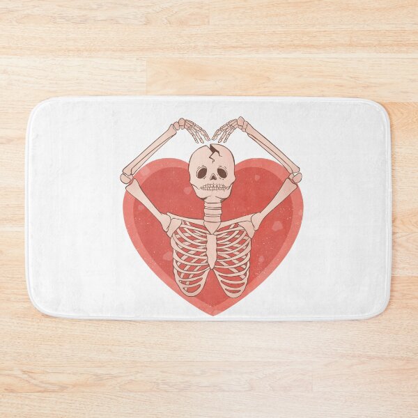 Item preview, Skeleton-Heart-Valentine - Retro - skeleton valentine retro design designed and sold by Dominika Farkašová.