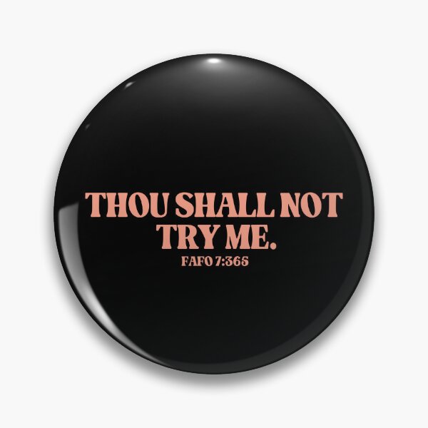 Item preview, Thou Shall designed and sold by SpiritualVision.