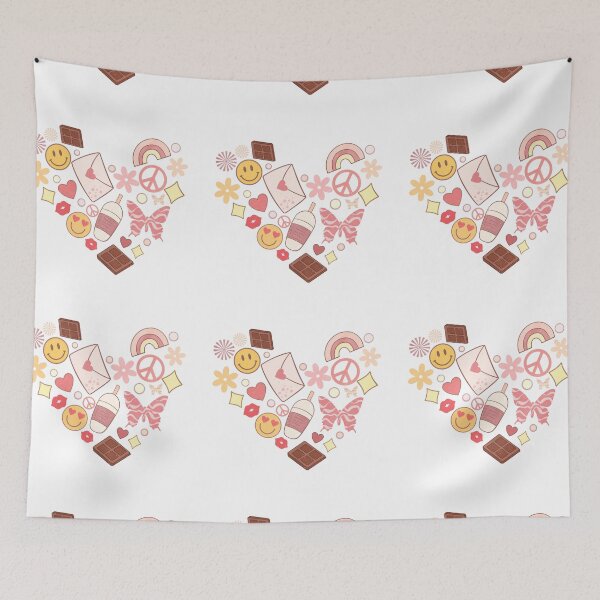 Item preview, Valentine-Icon-Love-Heart-Retro - valentine retro design designed and sold by Dominika Farkašová.