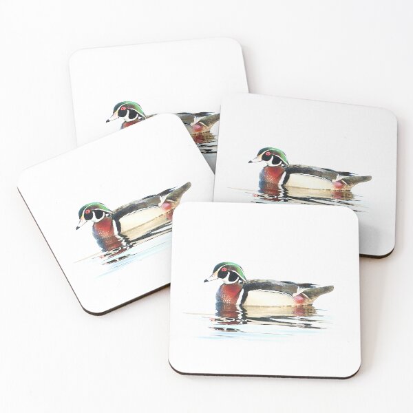 Item preview, Watercolour Wood Duck designed and sold by James Cumming.