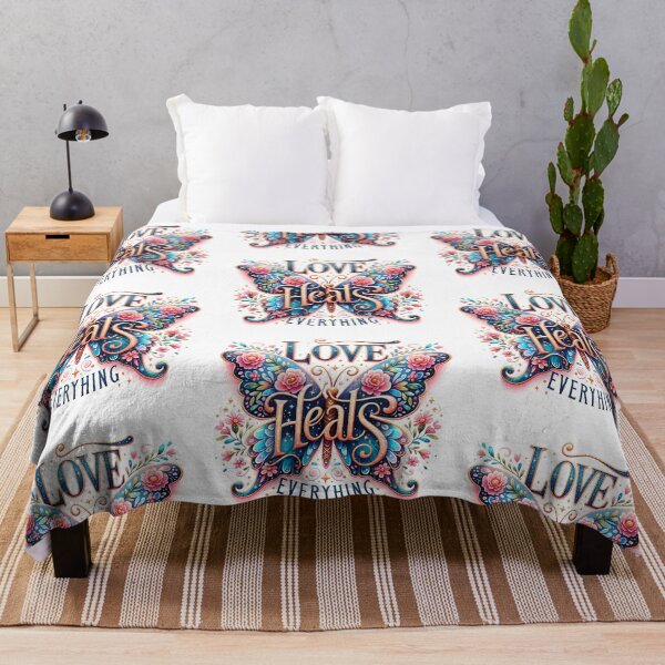 Item preview, Kopie von Kopie von Floral Butterfly Watercolor Design with Flowers in Pink and Blue Colors designed and sold by Kathleen Weinert.