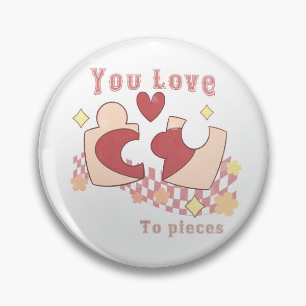 Item preview, You-Love-to-Pieces-Retro - valentine retro design designed and sold by Dominika Farkašová.