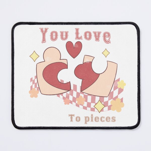 Item preview, You-Love-to-Pieces-Retro - valentine retro design designed and sold by Dominika Farkašová.