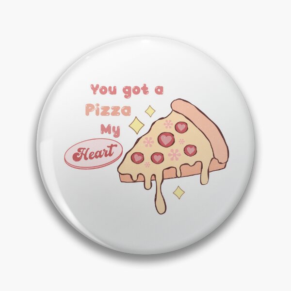 Item preview, You-Got-Pizza-My-Heart -  valentine retro design designed and sold by Dominika Farkašová.