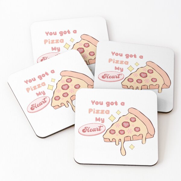 Item preview, You-Got-Pizza-My-Heart -  valentine retro design designed and sold by Dominika Farkašová.