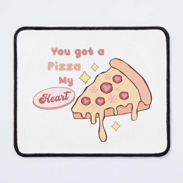 Item preview, You-Got-Pizza-My-Heart -  valentine retro design designed and sold by Dominika Farkašová.