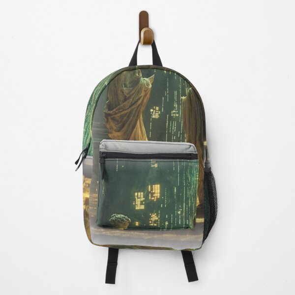 Item preview, Roman Statues Amidst Digital Rain designed and sold by Growntor.