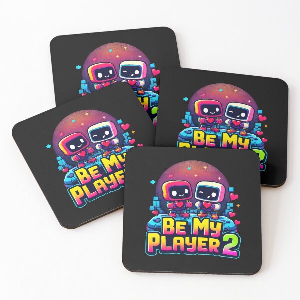 Item preview, Be My Player 2 - Retro Valentine's Day Robot Design by LaLi Designs designed and sold by LaLi-Designs.