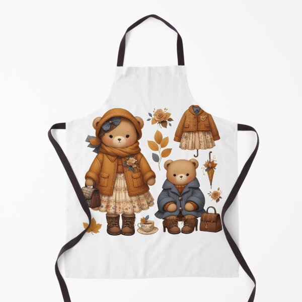 Item preview, A0572 Vintage Tea Time with Teddy Bears – Charming Collectible Decor, Perfect Gift for Tea Lovers, Elegant Teddy Bear Figurine, Premium Design designed and sold by angieart68.