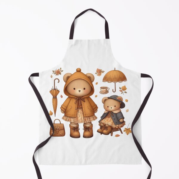 Item preview, A0572 Vintage Tea Time with Teddy Bears – Charming Collectible Decor, Perfect Gift for Tea Lovers, Elegant Teddy Bear Figurine, Premium Design designed and sold by angieart68.
