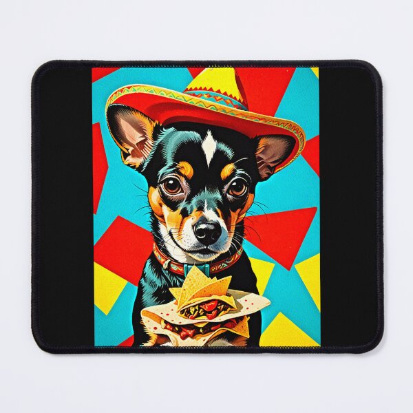 Item preview, Retro Colorful Yo Quiero Taco Bell Chihuahua Taco Bell Dog  designed and sold by Earth Nature Creations.