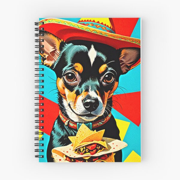 Artikelvorschau, Retro bunter Yo Quiero Taco Bell Chihuahua Taco Bell Hund entworfen und verkauft von Earth Nature Creations.