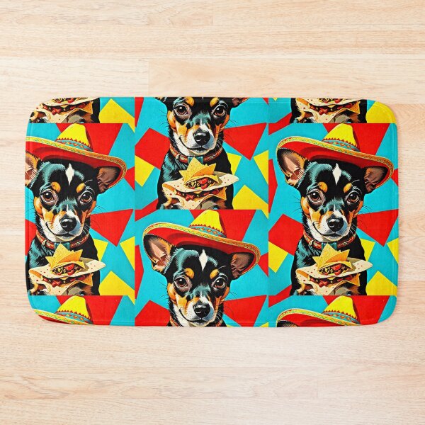 Item preview, Retro Colorful Yo Quiero Taco Bell Chihuahua Taco Bell Dog  designed and sold by Earth Nature Creations.