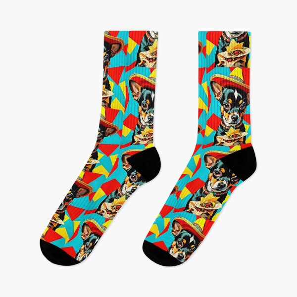 Item preview, Retro Colorful Yo Quiero Taco Bell Chihuahua Taco Bell Dog  designed and sold by Earth Nature Creations.