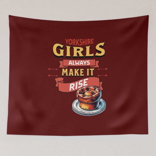 Item preview, Yorkshire Girls Always Make It Rise - Yorkshire Pudding designed and sold by MGRcompany.