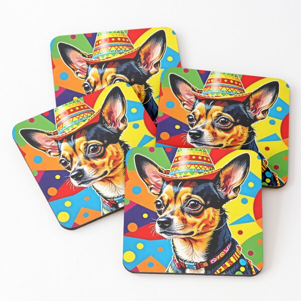Item preview, Pop Art Colorful Yo Quiero Taco Bell Chihuahua Taco Bell Dog  designed and sold by Earth Nature Creations.