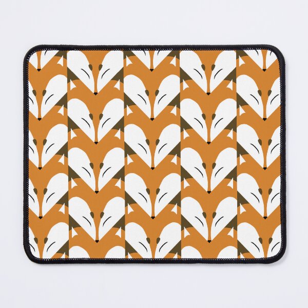 Item preview, Retro Style Repeating Geometric Fox Pattern designed and sold by KagiArts.
