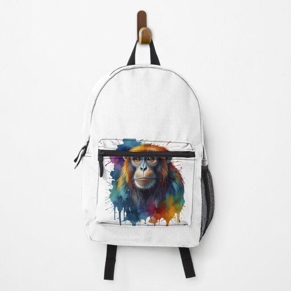 Item preview, Colorful Watercolor Monkey Art designed and sold by Vesto Royal.