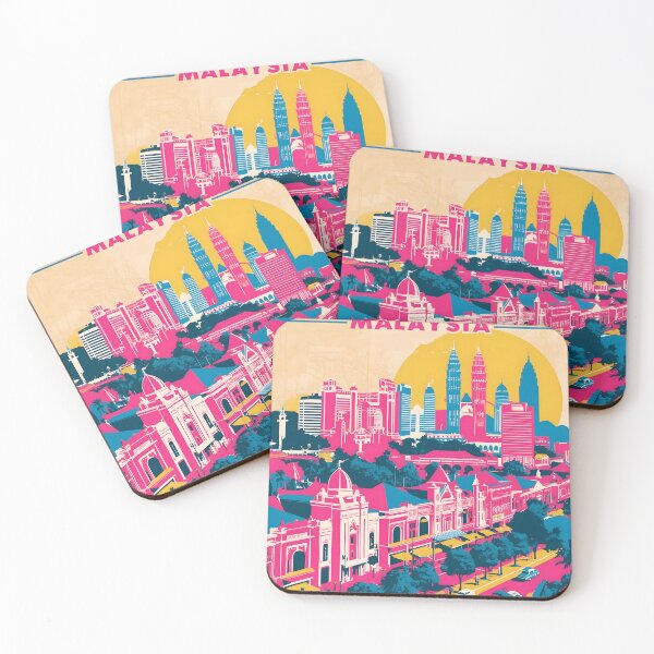 Item preview, Kuala Lumpur Malaysia Vintage Travel Tourism designed and sold by TravelersGems.