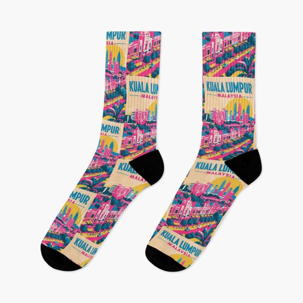 Item preview, Kuala Lumpur Malaysia Vintage Travel Tourism designed and sold by TravelersGems.